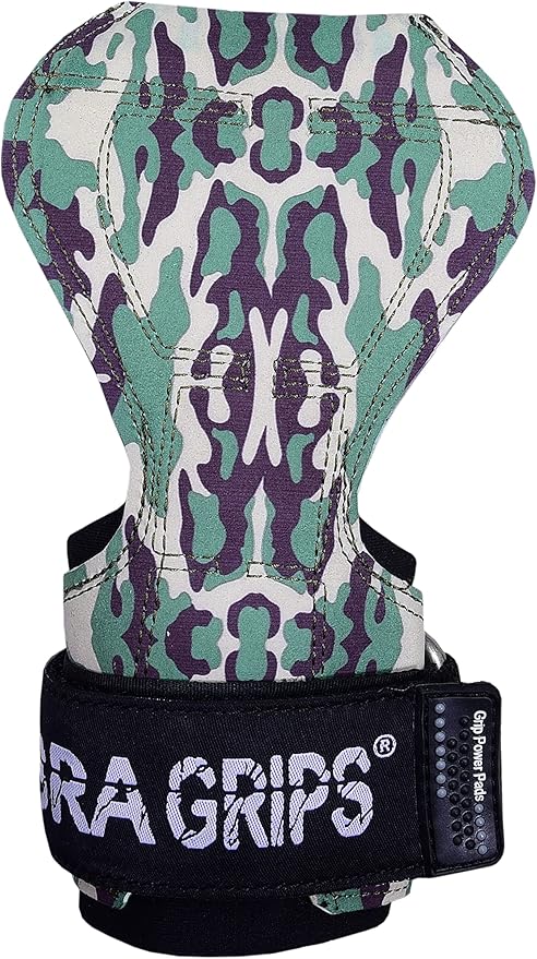 Cobra Grips PRO Weight Lifting Gloves Heavy Duty Straps Alternative Power Lifting Hooks for Deadlifts Adjustable Neoprene Padded Wrist Support Bodybuilding