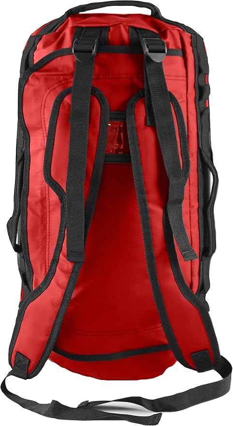 Element Equipment Trailhead Duffel Bag Shoulder Straps Waterproof Red Large