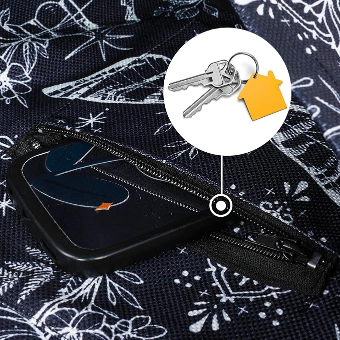 Fashion Printed Yoga Mat Bag with Large Side Pocket & Zipper Pocket Long Tote Yoga Bag Fit Most Size Mats - Holds More Yoga Accessories