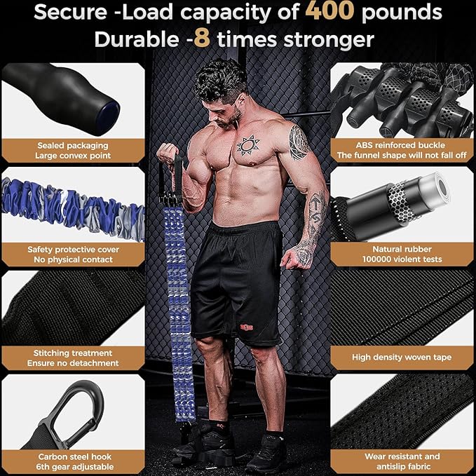 Innstar Pull Up Assistance Bands, 3 Heavy-Duty Adjustable Pull Up Bands Set, Pull Up Bands Assistance Bands for Enhanced Strength Training