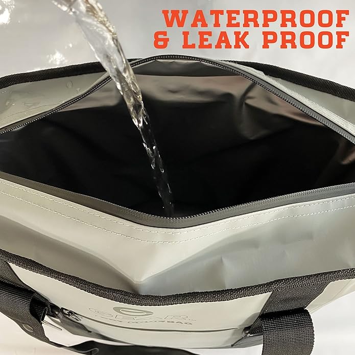 Dry Bag Cooler Tote – Collapsible, Waterproof and Leak-Proof Soft Sided Cooler Bag - Pool, Beach - 20 or 36 Cans