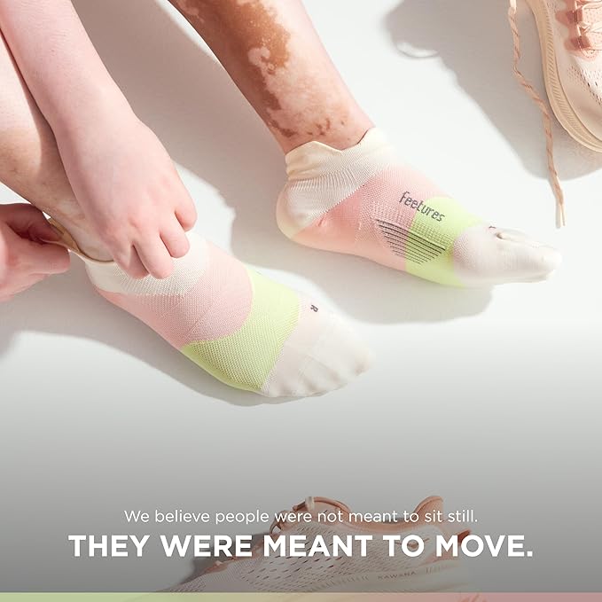 Feetures Elite Ultra Light Cushion Ankle Socks - Sport Sock with Targeted Compression