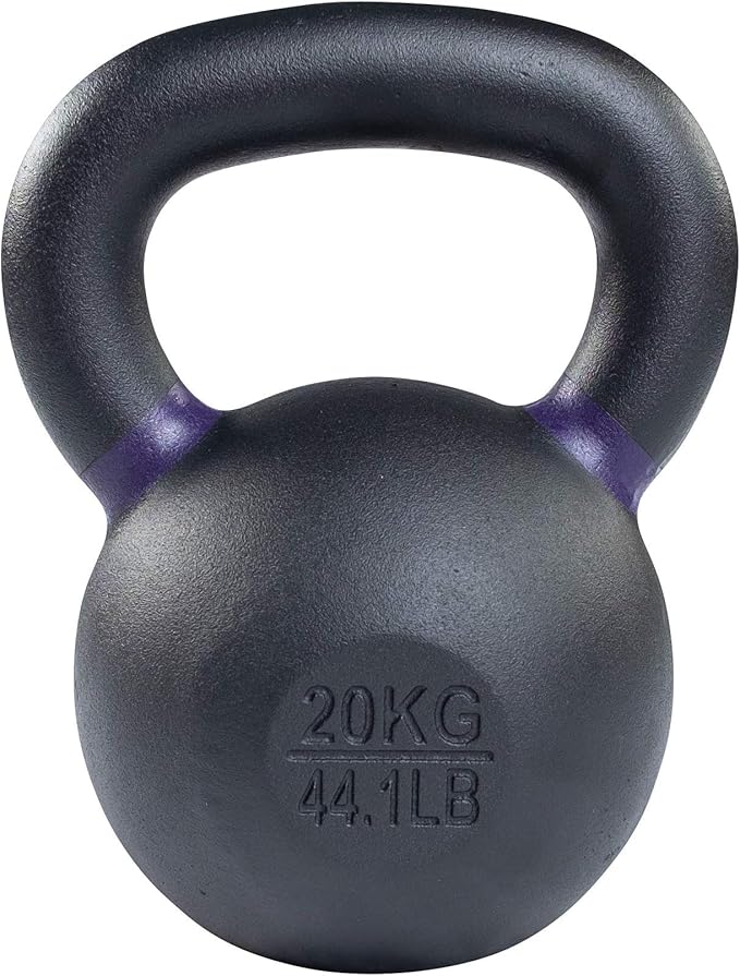 Body-Solid Single-Cast Gravity Casting Kettlebell with Kettles Grip Handle, Perfect Kettlebells for Weight Training and Core Workout, Cast Iron Kettle Bells for Men & Women.