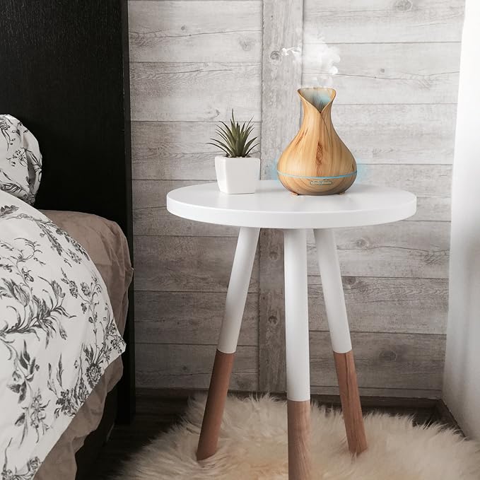 Smart WiFi Wireless Essential Oil Aromatherapy Diffuser - Works with Alexa & Google Home – Phone App & Voice Control - 400ml Ultrasonic Diffuser & Humidifier - LED & Timer Settings