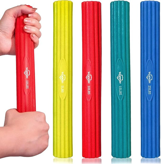 Flex Therapy Bar,Twist Bar for Physical Therapy & Resistance Bar for Golfers Elbow,Tendinitis,Wrist,Forearms Pain, Improve Grip Strength and Relieve Pain