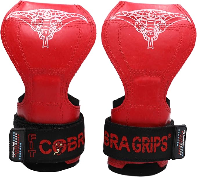 Cobra Grips PRO Weight Lifting Gloves Heavy Duty Straps Alternative Power Lifting Hooks for Deadlifts Adjustable Neoprene Padded Wrist Support Bodybuilding