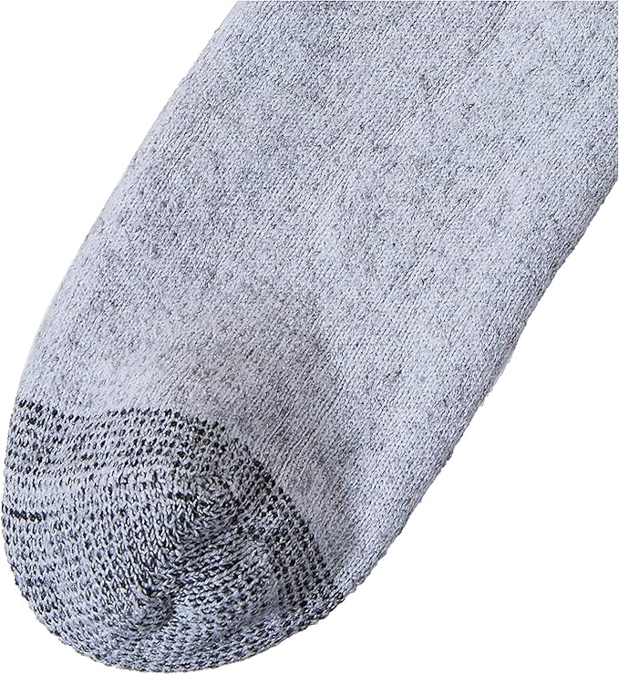 Diamond Star Men's 6 Pack Athletic Tube Socks Running Sports OVER THE CALF Full Cushioned Premium Soft Cotton Big and Tall