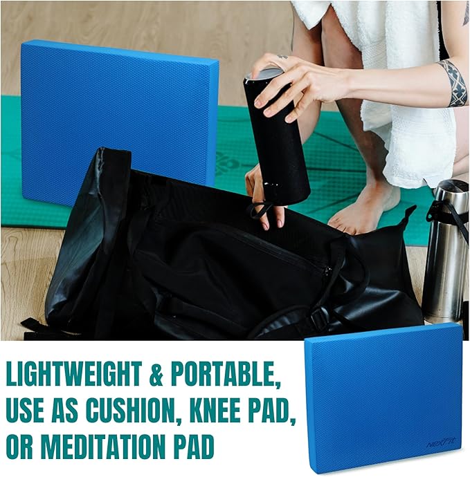 High-Density Balance Pad - Durable TPE Foam Balance Pad Physical Therapy, Foam Exercise Pad with Non-Slip Surface, Lightweight for Home & Gym Workouts, Core Strength & Balance Enhancement