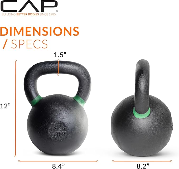Cap Barbell Cast Iron Competition Kettlebell Weight