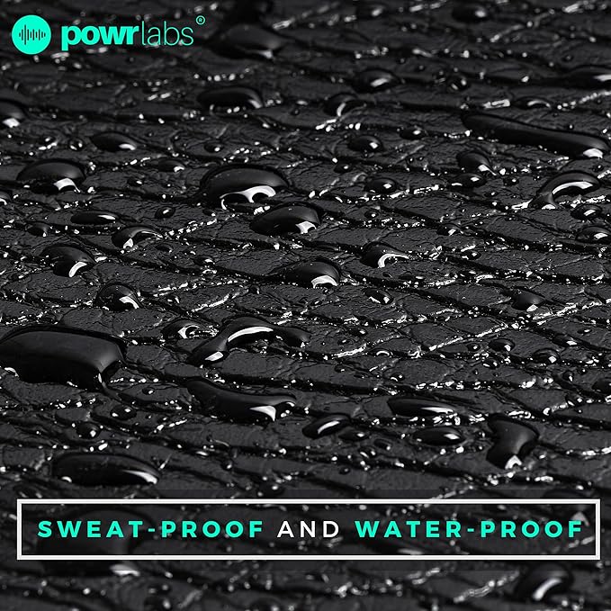 Powr Labs Rowing Machine Mat, Treadmill Mat for Carpet & Hardwood Floors - Rower Mat for Hydrow, Concept 2, Peloton Rower, Exercise Equipment, Gym Equipment