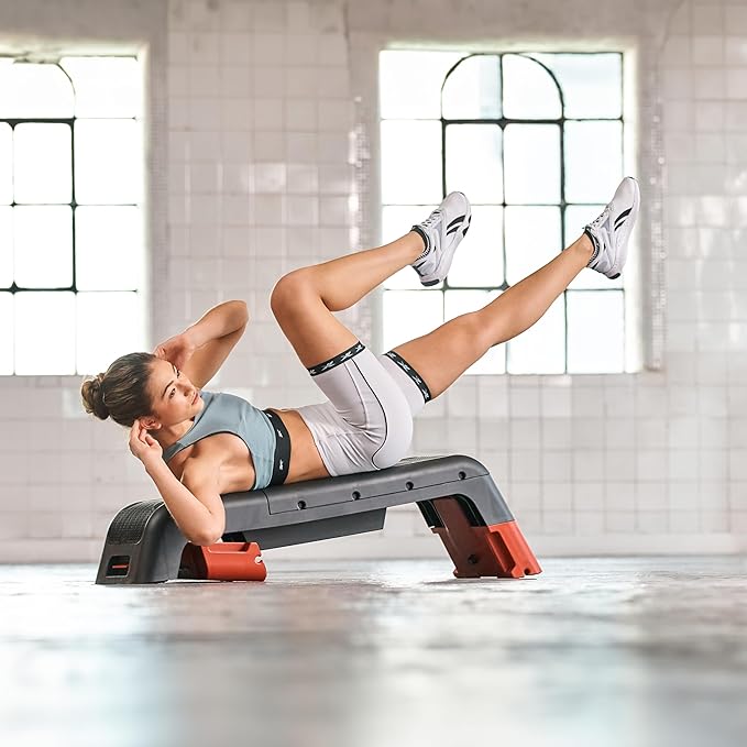 Reebok Deck Multipurpose Adjustable Bench Aerobic Strength Training Incline and Decline2