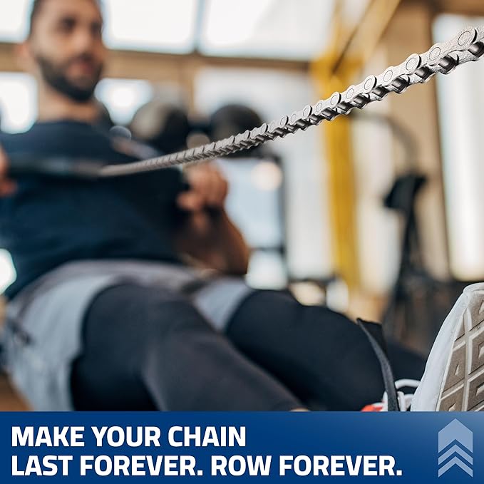 Handlebar Holder Compatible with Concept 2 Rowing Machine Model D&E and Rowerg, Chain Holder, Handle Bracket, Chain Maintenance, Lubing Helper, Rowing Machine Accessories, Patent Pending