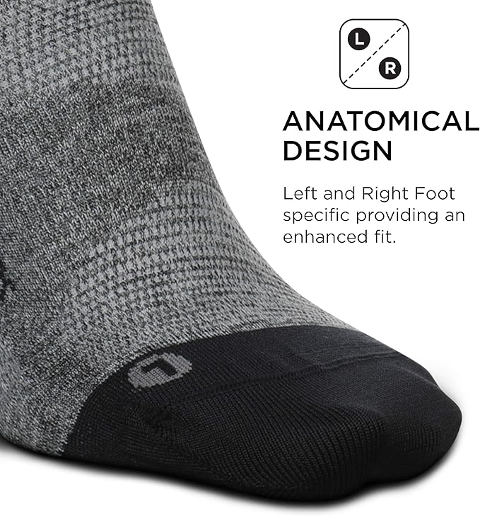 Feetures Elite Ultra Light Cushion Ankle Socks - Sport Sock with Targeted Compression