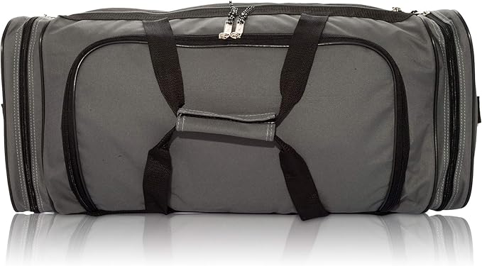 DALIX 25" Extra Large Vacation Travel Duffle Bag (Black, Grey, Navy Blue, Red, Camo)