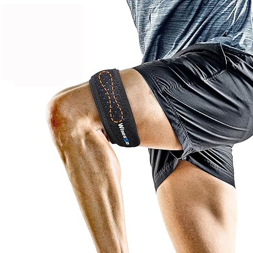 IT Band Strap, Adjustable Iliotibial Band Syndrome Brace, Athletic Stabilizer for Men, Women, Knee Support Strap for Running, Cycling, Hiking, Exercising, etc, 1 Pack