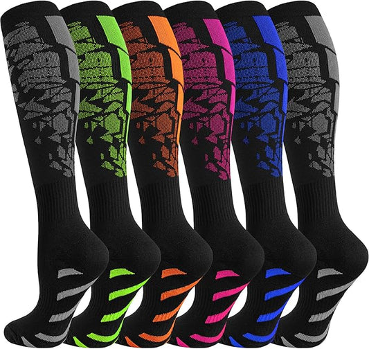 bropite Compression Socks for Women & Men Circulation-Support Knee High Socks 20-30 mmhg-Best for Running,Medical,Nurse,Travel