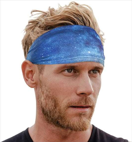 Tough Headwear Sport Headbands for Men - Workout Headbands for Women - Running Headband -Tennis Athletic Sweatband
