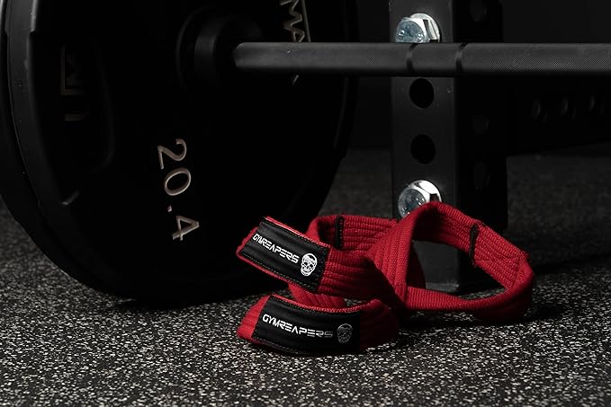 Gymreapers Figure 8 Lifting Straps For Deadlift, Powerlifting, Strongman, & Cross Training Strong Weightlifting Wrist Straps For Men, Women