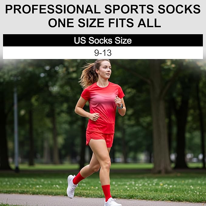 HUSO Compression Ankle Running Socks: Athletic Socks for Men Women with Cushion,Work Hiking Basketball Sport Socks 3 Pairs