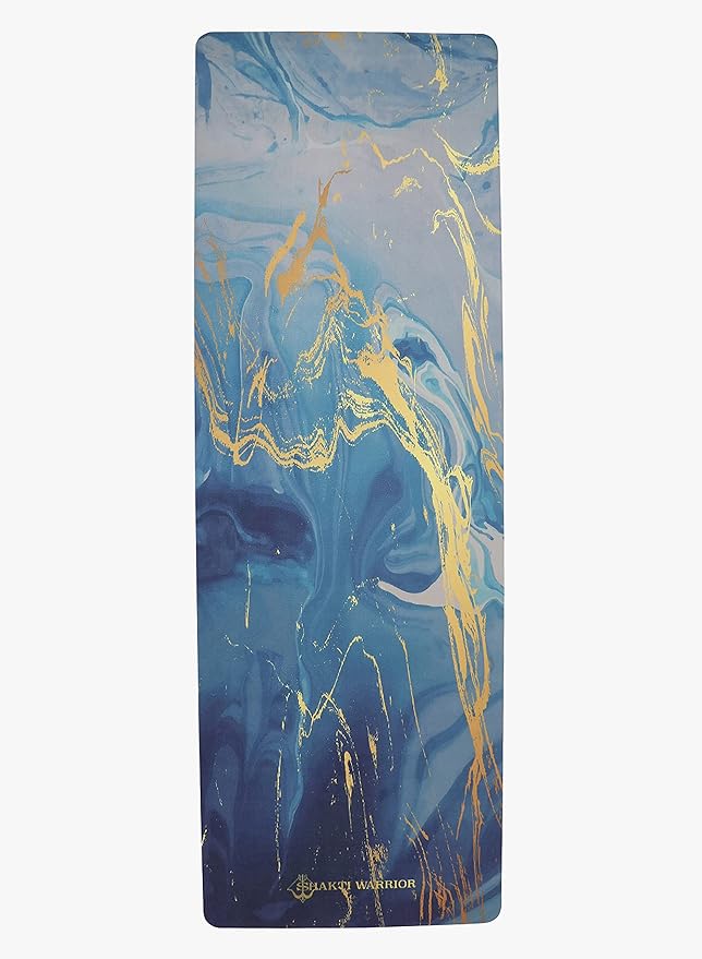 TPE Yoga Mat - Artist Designed, Premium eco friendly mats, Non Slip, Non toxic, Great For Regular & Hot Yoga, Pilates and Workouts (72 inch x 24 inch x 6mm thick)