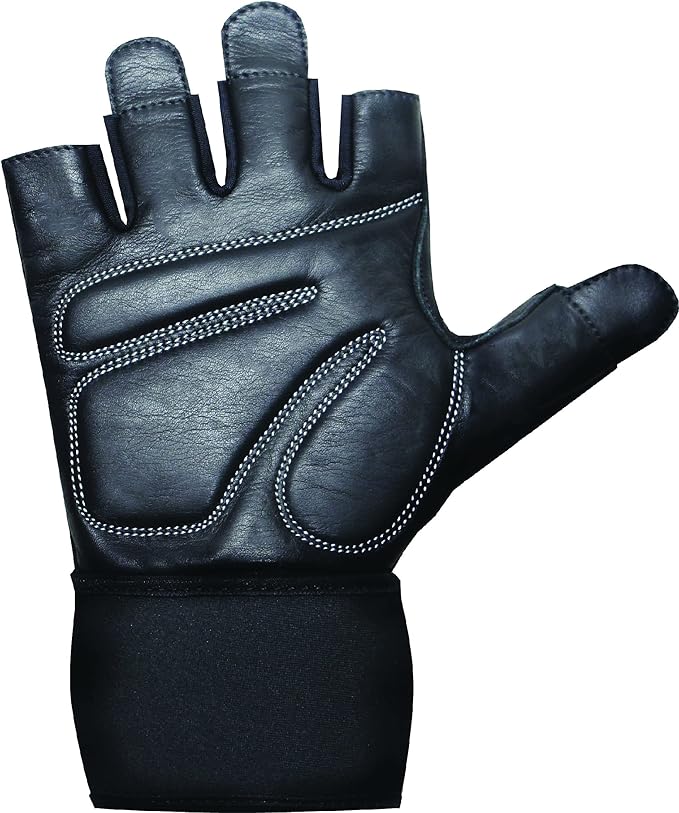 skott Evo 2 Weightlifting Gloves with Integrated Wrist Wrap Support-Double Stitching for Extra Durability-Get Ripped with The Best Body Building Fitness and Exercise Accessories