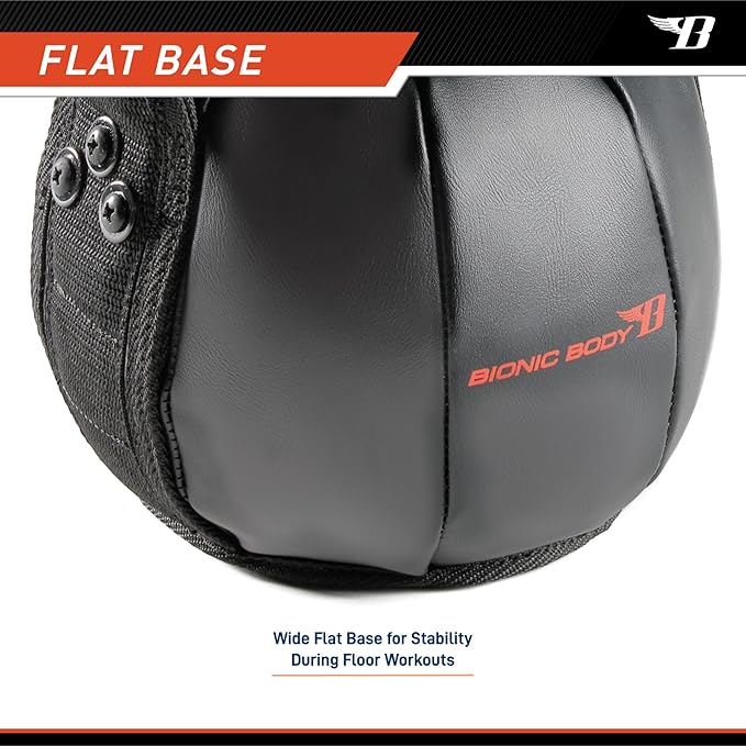 BIONIC BODY by Marcy Soft Kettlebell with Handle for Weightlifting, Conditioning, Strength and core Training