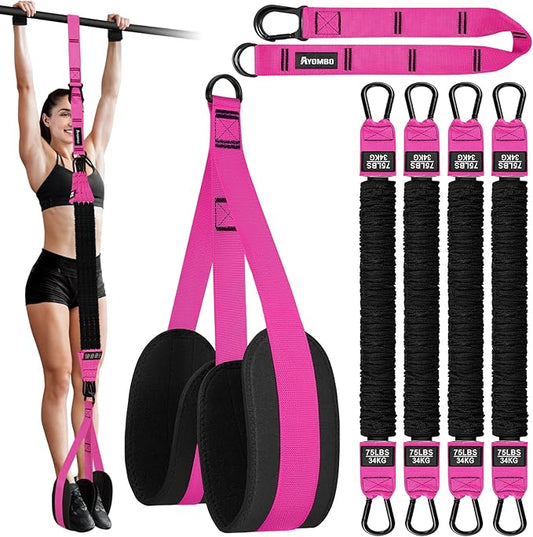 Pull Up Assistance Bands, Resistance Bands for Pull Up Bar Workout, Adjustable Heavy Duty Pull Up Assist Equipment with 4 Assistance Bands, Home Gym Fitness Exercise Strength Training