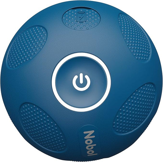 MyoSphere Vibration Massage Ball for Deep Tissue Stimulation, Muscle Tension Relief and Stress Reduction | Your Portable Deep Tissue Therapist | Nobol Blue- Limited Edition | 1.5lb