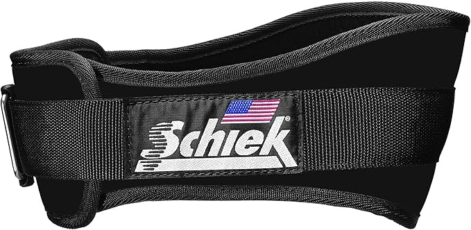 Schiek Sports 2006 Nylon 6 Inches Weight Lifting Belt - Support Belt for Power Lifting