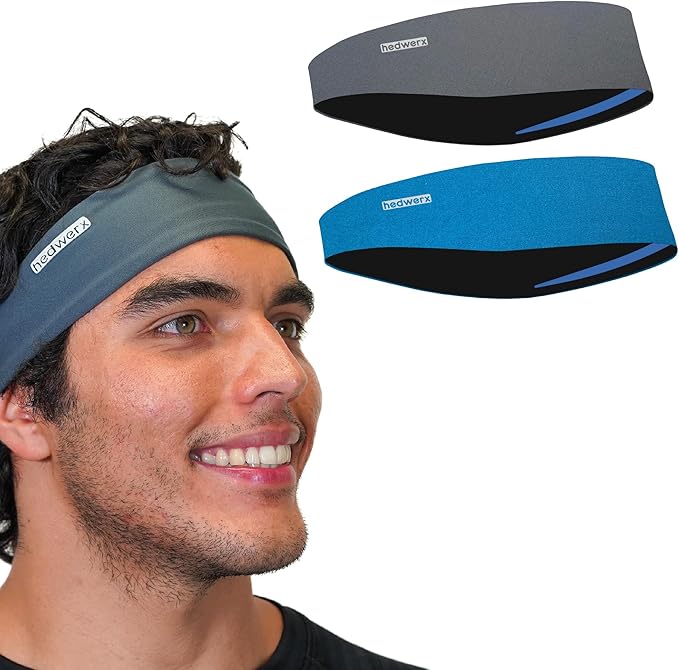 Hydra2 Headbands for Women & Men | Sweat Diverting, Hair Bands for Athletes, Gym, Cycling & Fitness | Flatweave