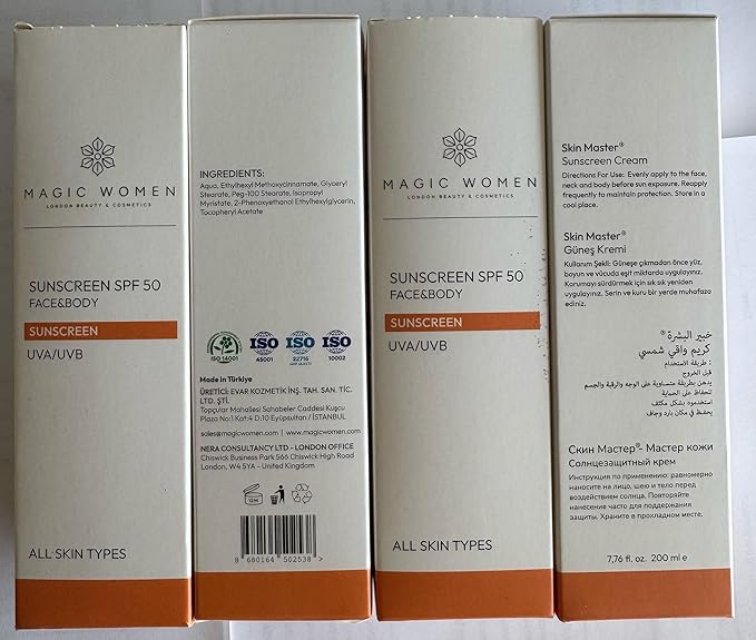 Face Sunscreen SPF 50 – Daily Lightweight Sun Cream for Healthy-Looking Skin – 200ml