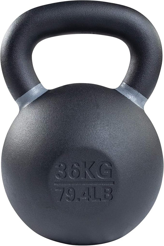 Body-Solid Single-Cast Gravity Casting Kettlebell with Kettles Grip Handle, Perfect Kettlebells for Weight Training and Core Workout, Cast Iron Kettle Bells for Men & Women.