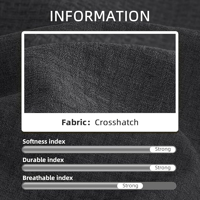 Detiblue Bench Cushion for Indoor Furniture，48x16x4Inch Tufted Bench Seat Cushion with Non-Slip, Comfortable and Durable for Shoe/Entryway/Storage with Cushion（CrossLinen Deep Gray）