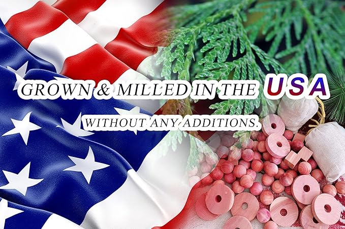 Cedar Space Cedar Blocks for Clothes Storage 16 Pcs, 2 Value Packs 100% Aromatic Red Ceder Blocks, Cedar Planks, Cedar Accessories for Closets Storage