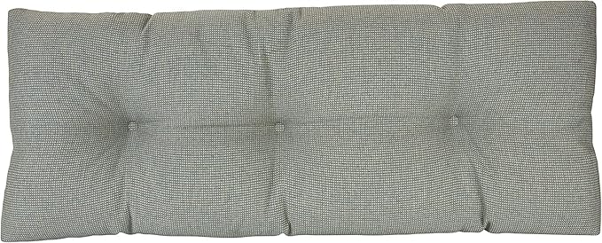Klear Vu Corner Nook or Piano Seat Omega Non-Slip Tufted Bench Cushion for Indoor Furniture, Entryway Storage, Bay Window, 43 Inches, 12 Spa