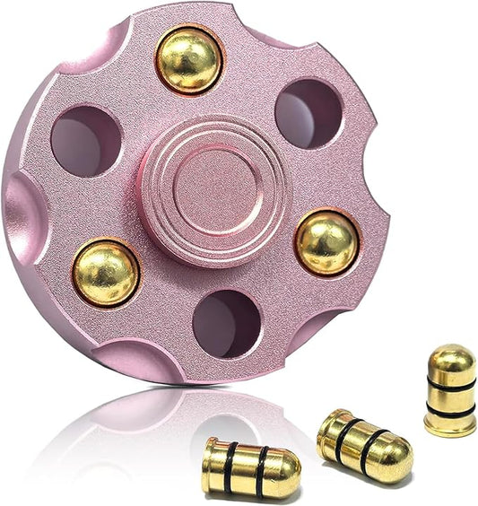 Alloy Metal Fidget Spinners,High-Speed Bearing & Weight Adjustable,Stress Relief Fidget Toys Adults (Rose Gold)
