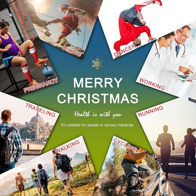 bropite Compression Socks for Women & Men Circulation-Support Knee High Socks 20-30 mmhg-Best for Running,Medical,Nurse,Travel