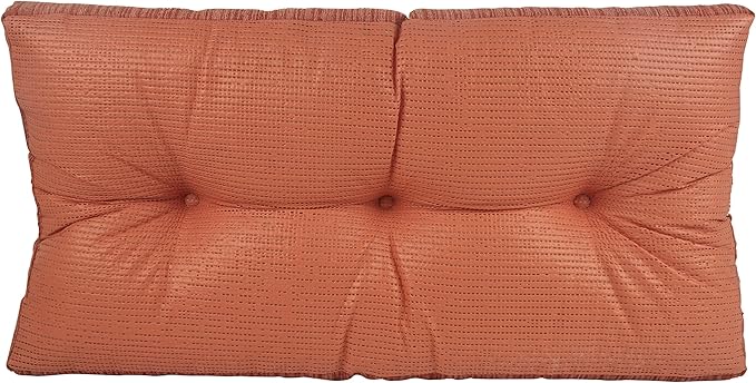Klear Vu The Gripper Omega Non-Slip Tufted Bench Cushion for Indoor Furniture, Entryway Storage, Bay Window, Corner Nook or Piano Seat, 27 Inches, 20 Clay