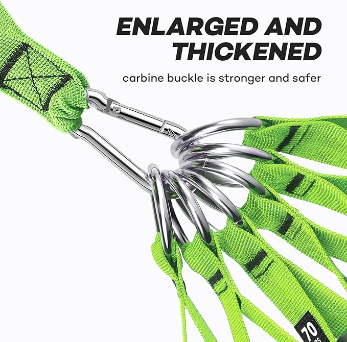 Resistance Bands, Heavy Duty Exercise Bands for Working Out, Workout Bands with Handles, Stretch Band for Men, Fitness Bands for Home Workouts, Muscle Training, Strength, Slim, Yoga