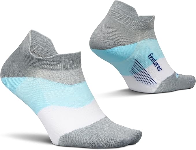 Feetures Elite Ultra Light Cushion Ankle Socks - Sport Sock with Targeted Compression