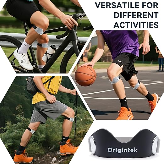 Adjustable Patellar Tendon Knee Strap – Knee Support Brace, Patella Band for Tendonitis, Running, Sports & Daily Knee Pain Relief – Includes Two Straps in Short & Long Sizes for Adults, Teens, Men & Women, 1 Pack