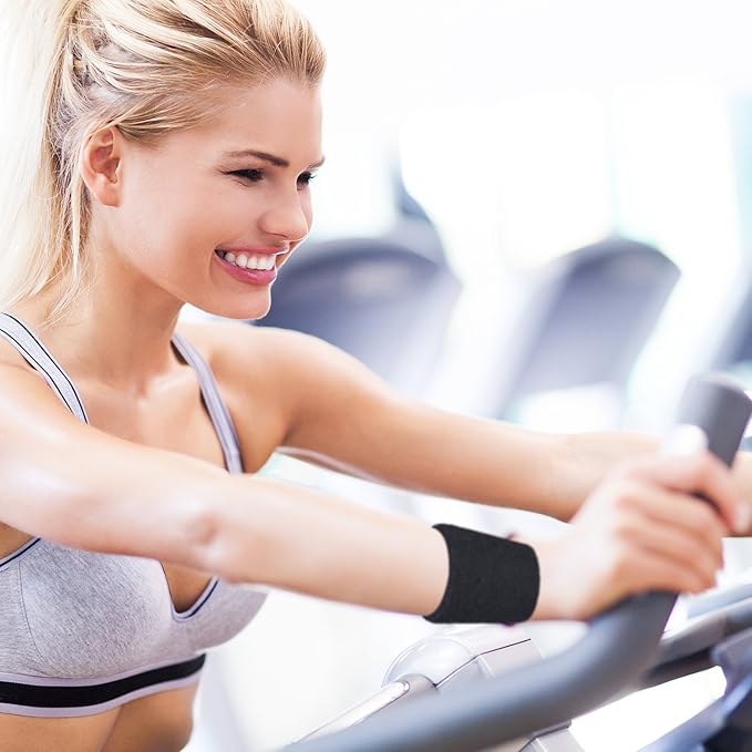 12 Pack Sweatbands Sports Wristband Cotton Sweat Band for Men and Women, Good for Tennis, Basketball, Running, Gym, Working Out