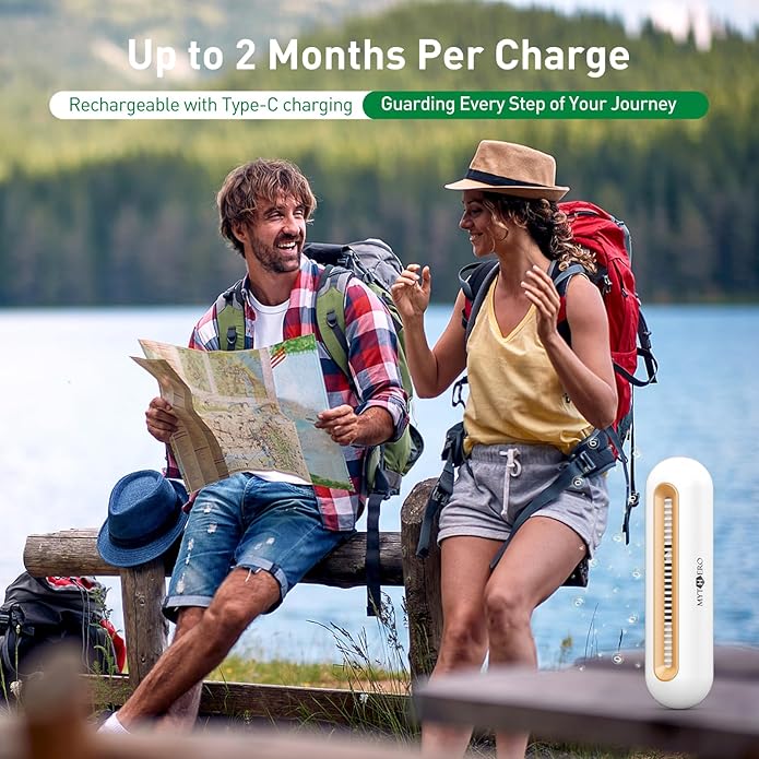 Chemical-Free Shoe Deodorizer for Sneaker, Boot, All Footwear, Rechargeable & Long-Lasting Shoe Freshener 2-Pack, Ozone Technology Shoe Odor Elimination, Durable Shoe Smell Remover