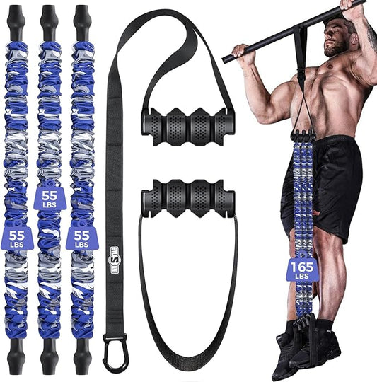 Innstar Pull Up Assistance Bands, 3 Heavy-Duty Adjustable Pull Up Bands Set, Pull Up Bands Assistance Bands for Enhanced Strength Training