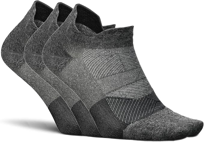Feetures Elite Ultra Light Cushion Ankle Socks - Sport Sock with Targeted Compression