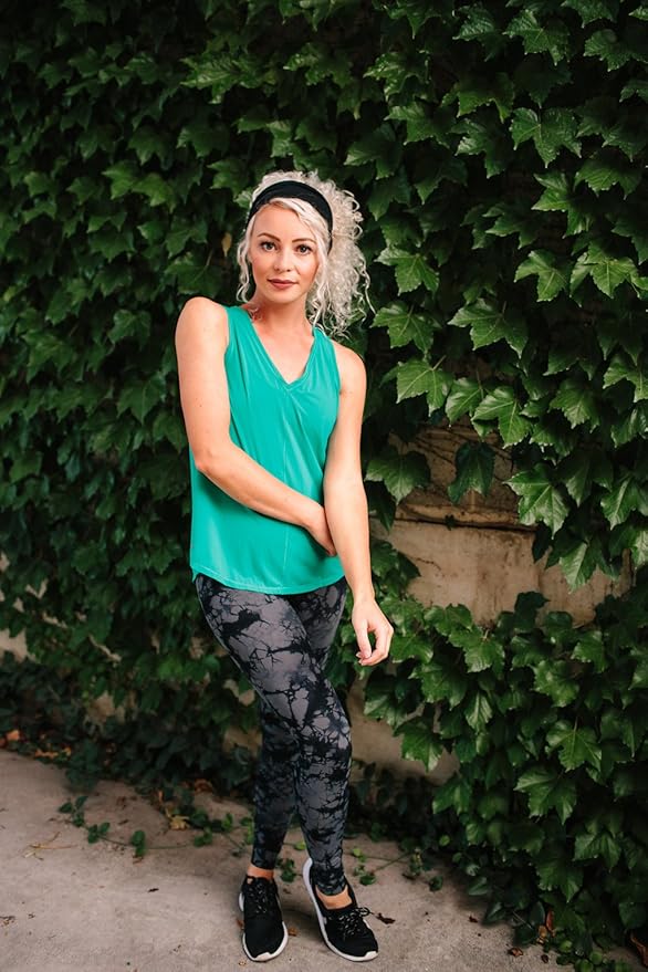 Maven Thread Women's No-Slip Sweat-Wicking Headband for Exercise and Yoga, 4-Pack