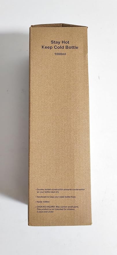 Slim Insulated Water Bottles for Travel 32oz with Clip, Double Wall Vacuum Stainless Steel Water Bottle Keeps Drinks Cold 24 Hrs/Hot 12 Hrs, 100% Leakproof, BPA Free(Emerald Green)