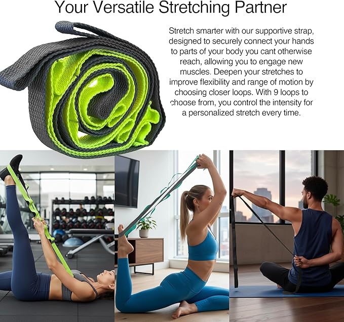 321 STRONG 5 in 1 Foam Roller Set with Hollow Core Deep Tissue Massager, Muscle Roller Stick, Stretching Strap, Spikey Plantar Fasciitis Ball, and Carry Bag, with 4K eBook