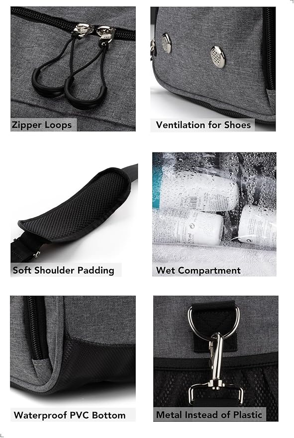 Fitgriff® Gym Bag for Men & Women with Shoe & Wet Compartment - Duffle Bag for Travel, Sports, Fitness & Workout