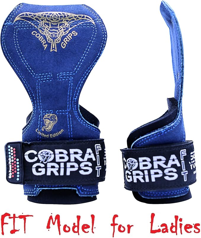 Cobra Grips PRO Weight Lifting Gloves Heavy Duty Straps Alternative Power Lifting Hooks for Deadlifts Adjustable Neoprene Padded Wrist Support Bodybuilding